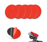HPSOM Cuscinetti adesivi bifacciali, 5 pezzi, 50 mm, rotondi, per montaggio su dash cam, compatibili con fotocamere anteriori e posteriori Nextbase, nastro di montaggio di ricambio per dash cam per