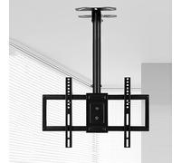 HPTHLY Supporto TV Intelligente Mounthang, Altezza Regolabile, Supporto TV da Soffitto, Supporto TV A Soffitto Completamente Orientabile per TV da 45-80 Pollici, Staff(Un Colore - 500 1000 Mm)