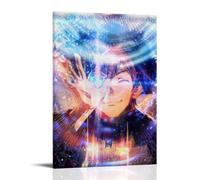 HPVCGRF Poster artistico da parete di anime Blood Blockade Battlefront di Battlefront su tela, poster da parete per ambienti vintage, 40 x 60 cm, con cornice, stile 9