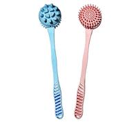 HPWFHPLF Massaggiatori manuali per la schiena, confezione da 2 martelli da massaggio per alleviare il dolore alla spalla, martello portatile in plastica lungo 38 cm, per tutto il corpo, gambe,