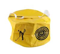 HPZIHUIT Borsa da allenamento per swing da golf in 2 colori Smash Impact Contact Power Borsa da pratica per golfisti (Gialla)