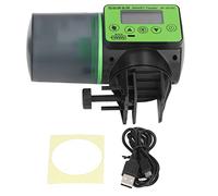 HPZIHUIT Distributore automatico di cibo per pesci temporizzato, ricaricabile, silenzioso e sicuro per acquario da 200 ml