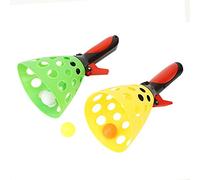 HPZIHUIT Gioco per bambini che lancia e cattura palline, giocattolo, giocattoli interattivi sportivi in plastica per bambini