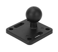 HPZIHUIT Montaggio a Sfera Base da 1 Pollice Adattatore in Gomma Adattatore Amplifica in Lega di Alluminio Piastra Quadrata Dispositivo elettronico Montaggio per Le Barche Kayaks