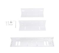 HPZIHUIT Staffa Z e L per staffa di blocco elettromagnete con forza di tenuta da 280 kg per serratura magnetica elettrica per controllo accessi a porta singola