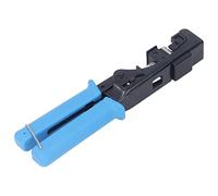 HPZIHUIT Strumento di terminazione a bocca piatta in acciaio legato per crimpatrice per cavi dati modulari per Cat5 Cat6