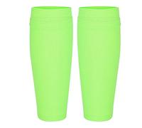 HPZIHUIT Un Paio di Calzini Protettivi per Calcio in Nylon Verde Fluorescente per Sport all'Aria Aperta Protezione per Parastinchi da Calcio Protezione per Gamba e Polpacci