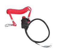 HPZIHUIT Universal Boat Outboard Engine Motor Kill Stop Switch With Safety Tether Lanyard Kit