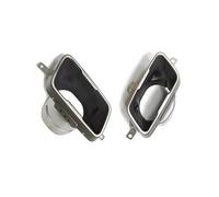 HPZPRPCEW 1 Paio Di Terminali Di Scarico Neri Per F44 218i 225i M235i M240 Serie 2 Sistema Di Scarico Con Ugello Quadrato(Argento)