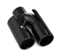 HPZPRPCEW 1 Terminale Di Scarico Doppio In Acciaio Inox Per 535i X1 X3 320i E90 E92 Universale Accessori Auto(NERO)