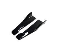 HPZPRPCEW 2 Pezzi Per Mk2 Mk3 Mk4 Mk5 Mk8 Mk7 Striscia Paraurti Anteriore Posteriore Universale Spoiler Diffusore Splitter Protezione Antigraffio(Nero brillante)