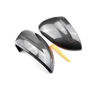 HPZPRPCEW 2 Pezzi Per VW Per Passat B8 2015-2020 Calotta Specchietto Laterale Sostituzione Accessori Auto 3G0857537H 3G0857538H(Carbon Look black)