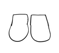 HPZPRPCEW 2 Pezzi Per Wrangler JK 2007-2018 Guarnizione Per Portiera Anteriore In Gomma Impermeabile E Antivento 55395274AW