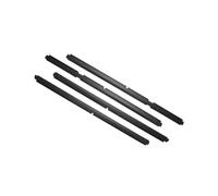 HPZPRPCEW 4 Pezzi/set Per Grand Per Cherokee II WJ WG 1998-2005 Guarnizioni Per Finestrini Auto Nere