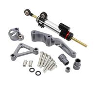 HPZPRPCEW Accessori Moto In Alluminio CNC Ammortizzatore Di Sterzo Con Staffa Montaggio Completa Per Ducati Per Monster 696 795 796 Dal 2008 In Poi(Model H)