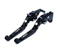 HPZPRPCEW Accessori Moto per Kawasaki Z750 Z 750 2007 2008 2009 2010 2012 Pieghevoli Allungabili Leve Freno Frizione(Nero)