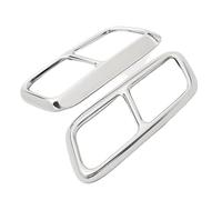 HPZPRPCEW Adatto Per I Modelli Per Land Rover Per Range Rover Sport 2018 2019 2020 Parti Decorative Per Tubi Di Scarico In Acciaio Inossidabile(Argento)