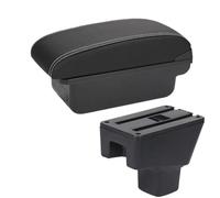 HPZPRPCEW Box Bracciolo Auto Parti Retrofit Scatola Di Immagazzinamento Accessori Auto Dettagli Interni Per SUZUKI SX4 Bracciolo Parti Interne(C3 Nero bianco SENZA USB)