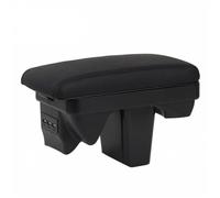 HPZPRPCEW Box Bracciolo Per C&hevrolet Per Cavalier 2015-2019 Contenitore Centrale Per Oggetti Con Portabicchieri E Posacenere Interfaccia USB(Nero Linea nera)