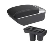 HPZPRPCEW Box Bracciolo Per Citroën C2 C3 Accessorio Per Interni Auto(D3 linea bianca 7USB)