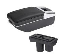 HPZPRPCEW Box Bracciolo Per Citroën C2 C3 Accessorio Per Interni Auto(Linea nera A2 Nessuna USB)