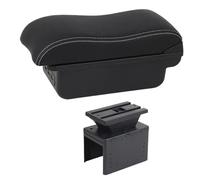 HPZPRPCEW Box Bracciolo Per Fiat Per Grande Per Punto Per Fiat Per Punto Auto Box Vanità Centrale Con USB(C2 Linea Bianca)