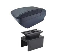 HPZPRPCEW Box Bracciolo Per Fiat Per Grande Punto Per Fiat Per Punto Box Bracciolo Auto Scatola Di Archiviazione Centrale(F All Black No USB)