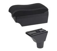 HPZPRPCEW Bracciolo Auto Per Citroen Per Berlingo Contentore Centrale Stile Auto Decor Con Portabicchieri(E2 Linea Bianca)