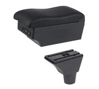 HPZPRPCEW Bracciolo Auto Per Citroen Per Berlingo Contentore Centrale Stile Auto Decor Con Portabicchieri(E2 Linea Nera)