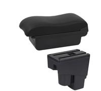 HPZPRPCEW Bracciolo Auto Per Fit Per Jazz 2002 2003 2004 2005 2006 2007 Scatola Di Archiviazione Accessorio Auto(Linea nera A2 Nessuna USB)