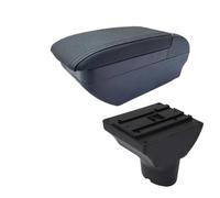 HPZPRPCEW Bracciolo Auto Per Hyundai I20 Box Bracciolo Per Hyundai I20 2012 Retrofit Con Vano Portaoggetti Centrale Per Interni(F All Black No USB)