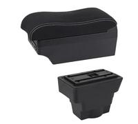 HPZPRPCEW Bracciolo Auto Per Opel Per Astra J 2012 2013 2014 2015 2016 2017-2023 Console Centrale Scatola Di Stoccaggio Bracciolo USB(E2 Linea Bianca)