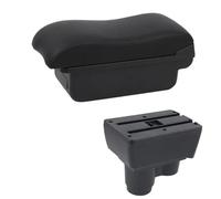 HPZPRPCEW Bracciolo Auto Per R&enault Per Duster Per Dacia Per Duster 2019-2023 Parti Di Retrofit Bracciolo Vanetto Di Stoccaggio Doppio Strato USB(B2 Linea Nera)