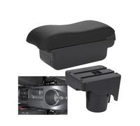 HPZPRPCEW Bracciolo Auto Per VW Per Golf 6 Scatola Bracciolo Per S&CIROCCO Per Sagitar Per Golf 5 Mk6 MK5 Per Jetta 5 Scatola Di Immagazzinamento Auto(C2 Linea nera NO USB)