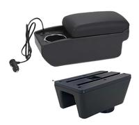HPZPRPCEW Bracciolo Auto Scatola Di Stoccaggio Pezzi Di Retrofit Accessori Interni Auto Per Seat Per Ibiza Per Ibiza 6j Per Ibiza 6L(A2 Ricarica rapida)