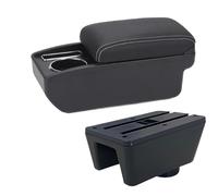 HPZPRPCEW Bracciolo Auto Scatola Di Stoccaggio Pezzi Di Retrofit Accessori Interni Auto Per Seat Per Ibiza Per Ibiza 6j Per Ibiza 6L(C3 Nero bianco SENZA USB)