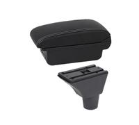 HPZPRPCEW Bracciolo Centrale Scatola Di Archiviazione Interni Retrofit Per Citroen C3 C4 Scatola Bracciolo Accessori Auto(B1 white line 3USB)