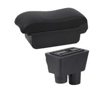 HPZPRPCEW Bracciolo Per N&issan Per Almera Scatola Bracciolo Auto Scatola Di Immagazzinamento Interni Retrofit(Linea nera A2 Nessuna USB)