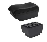 HPZPRPCEW Bracciolo Per S&koda Per Fabia 3 III Combi Auto Scatola Bracciolo Scatola Di Archiviazione Centrale Retrofit Con USB(C black line 7USB)