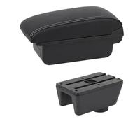 HPZPRPCEW Bracciolo Per Seat Per Ibiza Per Ibiza MK4 IV 6J 2008-2017 Design Interno Console Auto Scatola Bracciolo Di Archiviazione(B1 Linea Bianca)
