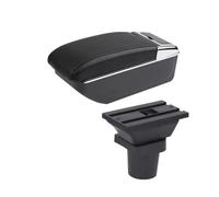 HPZPRPCEW Bracciolo Per Toyota Per Yaris 3 Ibrida Per Yaris Per Vitz Bracciolo Auto Scatola Interno Retrofit Scatola Di Archiviazione Centrale(B2 linea nera SENZA USB)