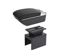 HPZPRPCEW Bracciolo Universale Centrale Per Auto Modello Universale Scatola Bracciolo Accessori Auto Scatola Di Immagazzinaggio Supporto Braccio(C1 linea rossa 7USB)