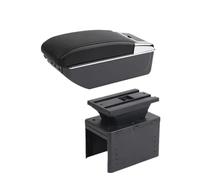 HPZPRPCEW Bracciolo Universale Centrale Per Auto Modello Universale Scatola Bracciolo Accessori Auto Scatola Di Immagazzinaggio Supporto Braccio(D2 linea nera 7USB)