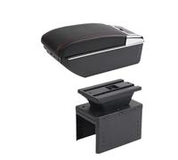 HPZPRPCEW Bracciolo Universale Centrale Per Auto Modello Universale Scatola Bracciolo Accessori Auto Scatola Di Immagazzinaggio Supporto Braccio(D1 linea rossa 7USB)