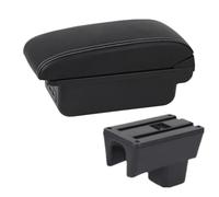 HPZPRPCEW Brachiolo Per Suzuki Per Swift 2005-2020 2021 2022 2023 2024 Bracciolo Auto Accessori Auto Dettagli Interni Box Di Archiviazione(B3 Nero bianco 3USB)