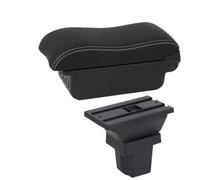 HPZPRPCEW Brasile Auto Per C&hevrolet Per Trax Portabrasile Per C&hevrolet Per Trax Tracker 2015 2016 2017 2018 2019 Scatola Bracciolo Auto(B3 Nero bianco 3USB)