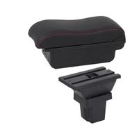 HPZPRPCEW Brasile Auto Per C&hevrolet Per Trax Portabrasile Per C&hevrolet Per Trax Tracker 2015 2016 2017 2018 2019 Scatola Bracciolo Auto(B1 Nero rosso 3USB)