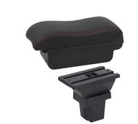 HPZPRPCEW Brasile Auto Per C&hevrolet Per Trax Portabrasile Per C&hevrolet Per Trax Tracker 2015 2016 2017 2018 2019 Scatola Bracciolo Auto(A1 Nero rosso SENZA USB)