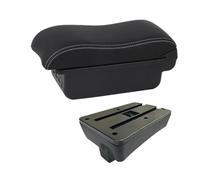 HPZPRPCEW Brasile Auto Per Peugeot 307 Portabrasile Per Peugeot 307 CC Convertibile Box Di Archiviazione(B3 Nero bianco 3USB)