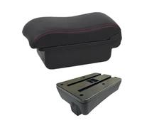 HPZPRPCEW Brasile Auto Per Peugeot 307 Portabrasile Per Peugeot 307 CC Convertibile Box Di Archiviazione(A1 Nero rosso SENZA USB)